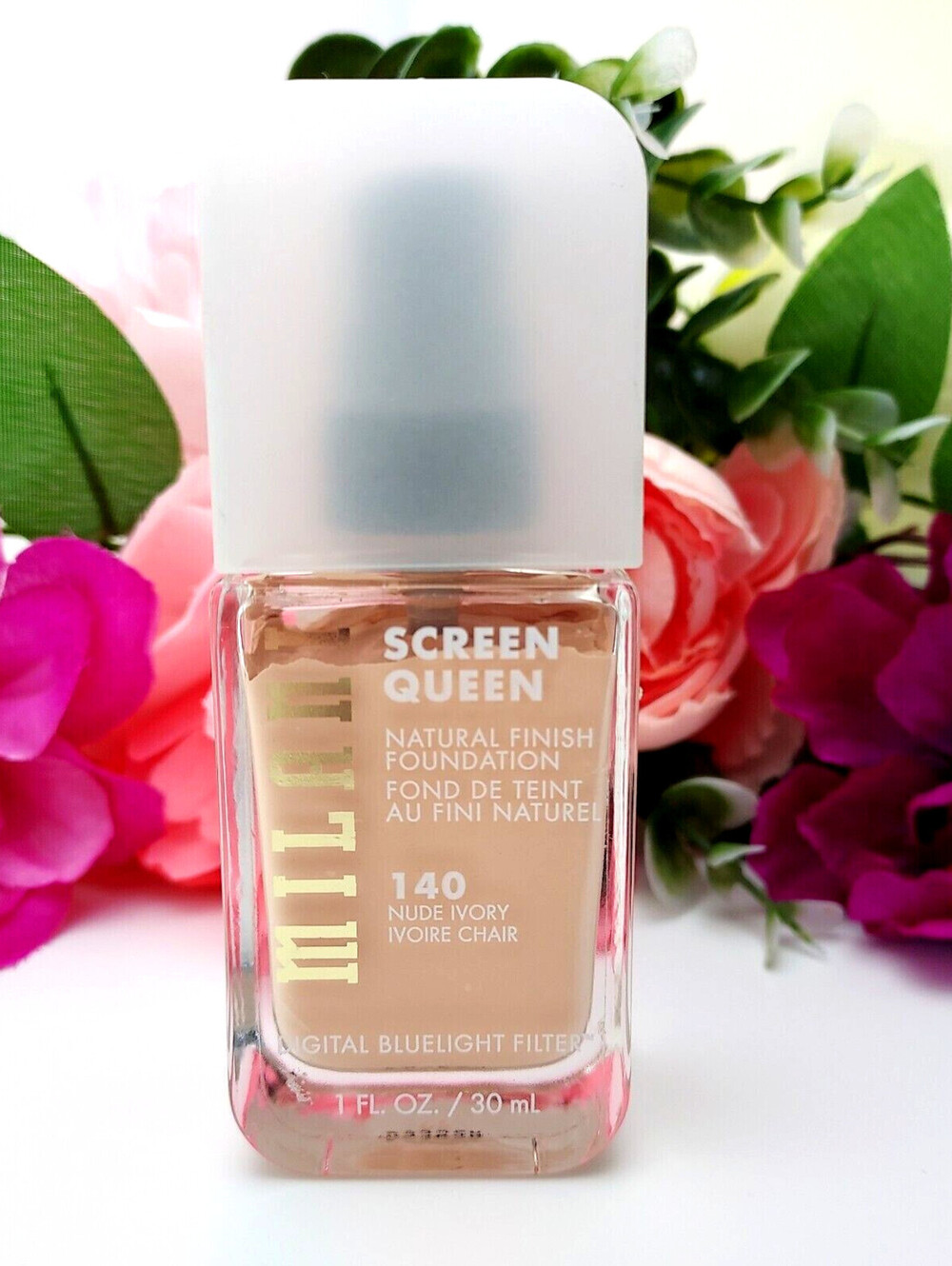 Nude Ivory Liquid Foundation Milani Screen Queen Makeup Luminous 140 NEW